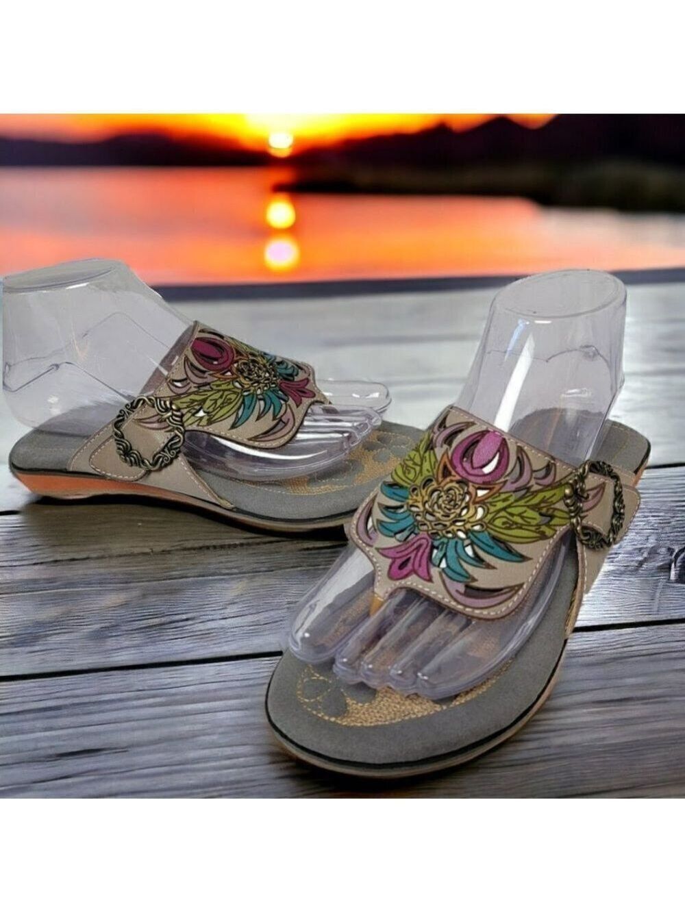 L'Artiste Sandals - Poetic Grym - Size 35